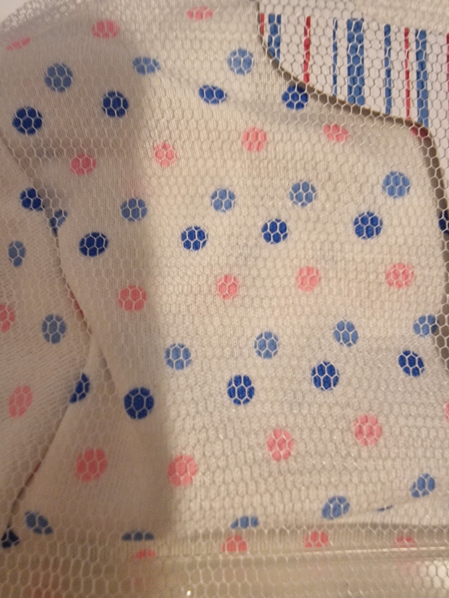 Juniors 10-Piece Essential Newborn Baby Gift Set - Blue & Pink Polka Dot