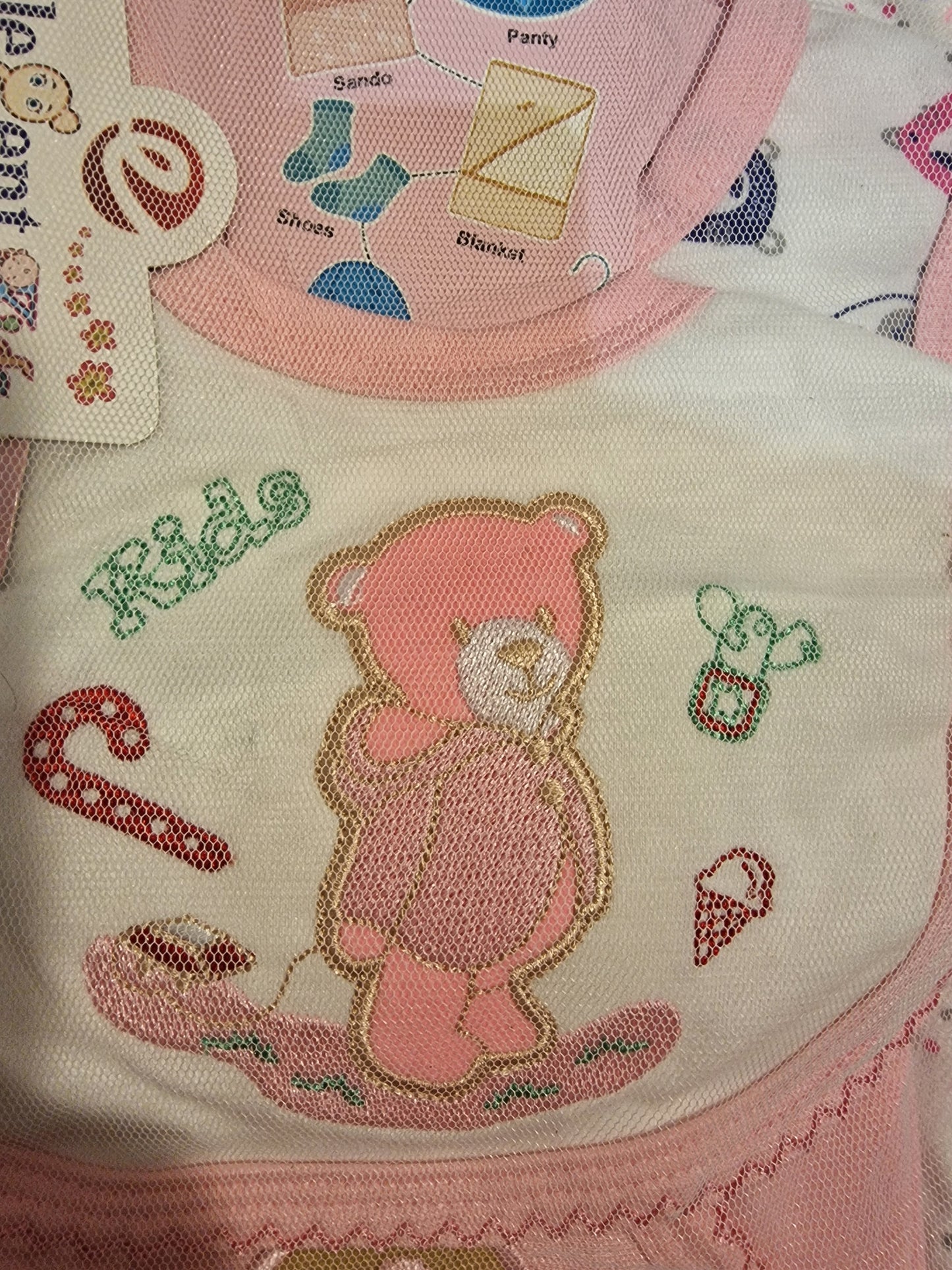 Elegant Kids by Lilsoft Baby Girl 10-Piece Starter Clothing Set – Pink Bear Theme