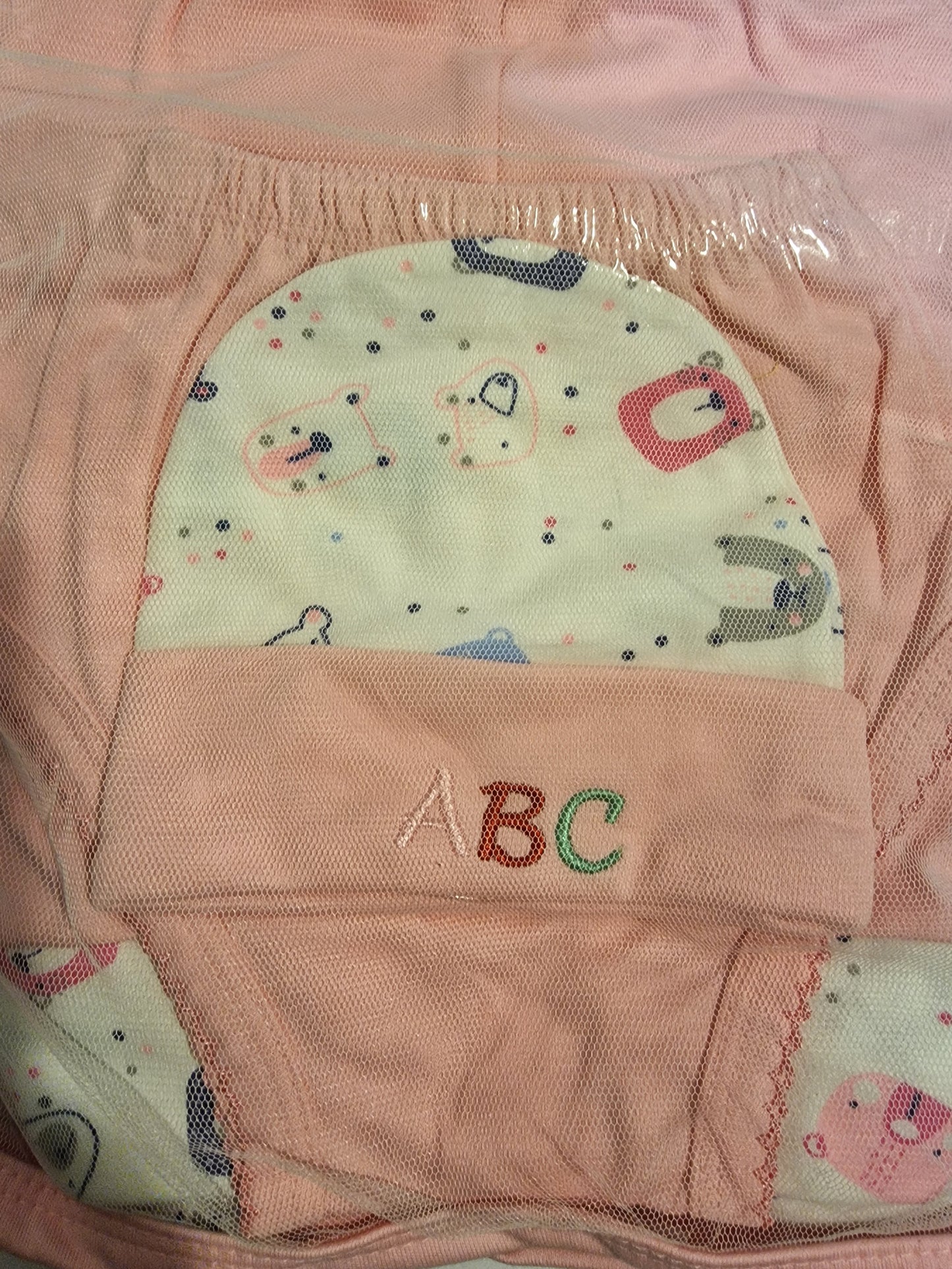 Elegant Kids by Lilsoft Baby Girl 10-Piece Starter Clothing Set – Pink Bear Theme