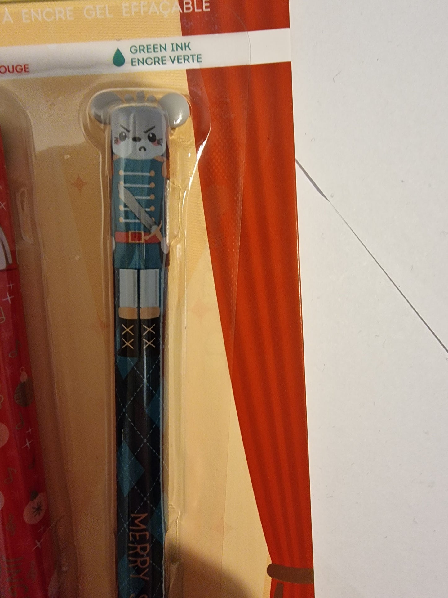 Legami Milano Erasable Gel Pens - The Nutcracker Limited Edition (Set of 3)