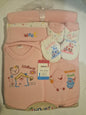 Juniors 8-Piece Newborn Baby Girl Gift Set - Pink Blanket & Essentials Clothing Bundle