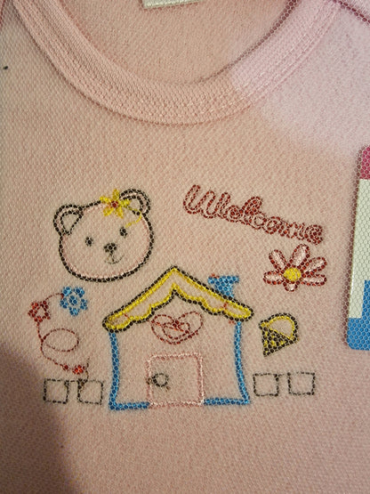 Juniors 8-Piece Newborn Baby Girl Gift Set - Pink Blanket & Essentials Clothing Bundle