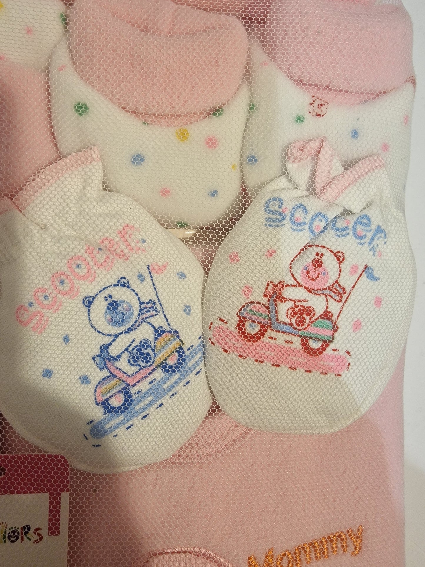 Juniors 8-Piece Newborn Baby Girl Gift Set - Pink Blanket & Essentials Clothing Bundle