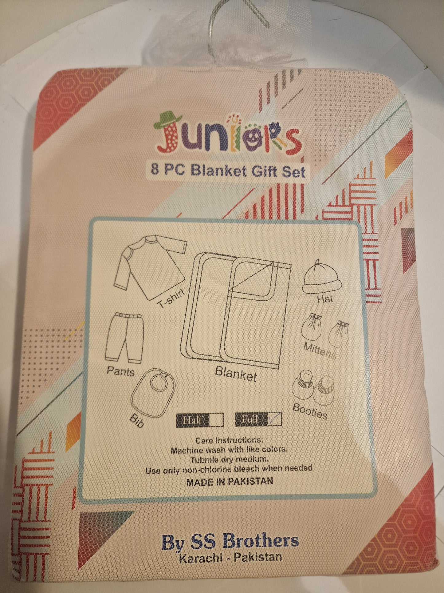 Juniors 8-Piece All-Star Sports Baby Gift Set - Newborn Essentials with Blanket