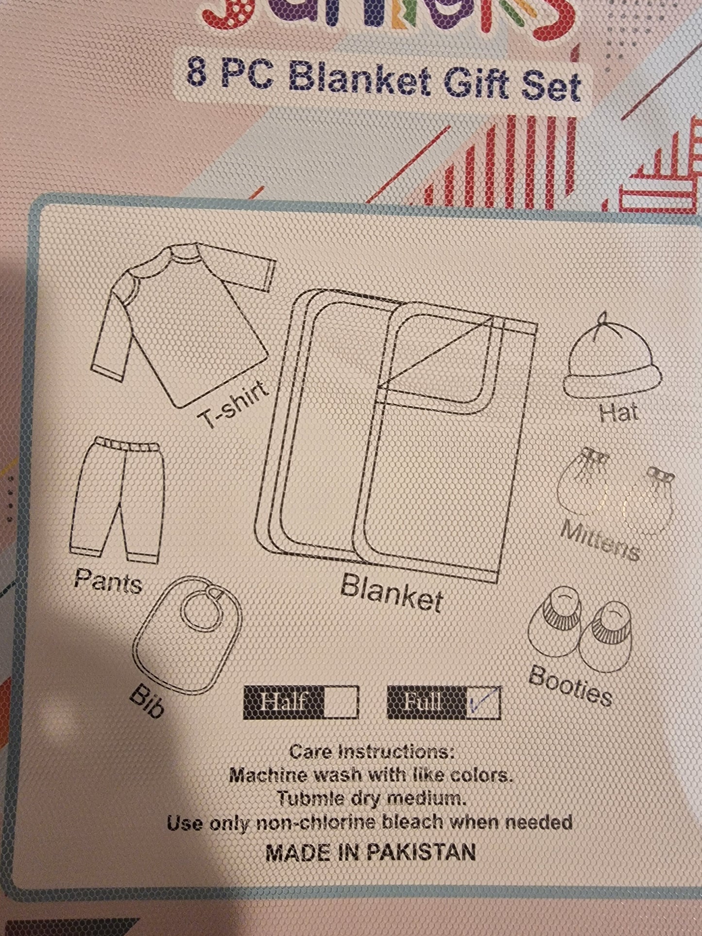 Juniors 8-Piece All-Star Sports Baby Gift Set - Newborn Essentials with Blanket