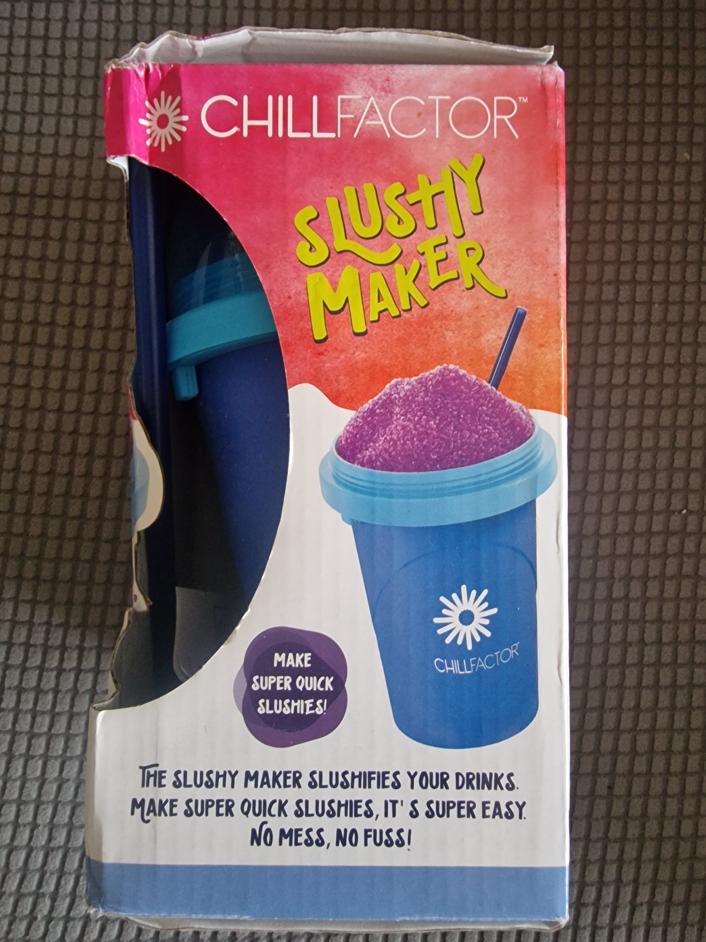 ChillFactor Slushy Maker – Blueberry Bonanza Blue (Original Packaging)