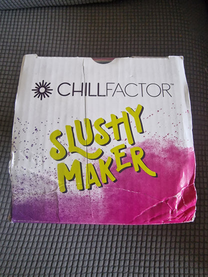 ChillFactor Slushy Maker – Blueberry Bonanza Blue (Original Packaging)