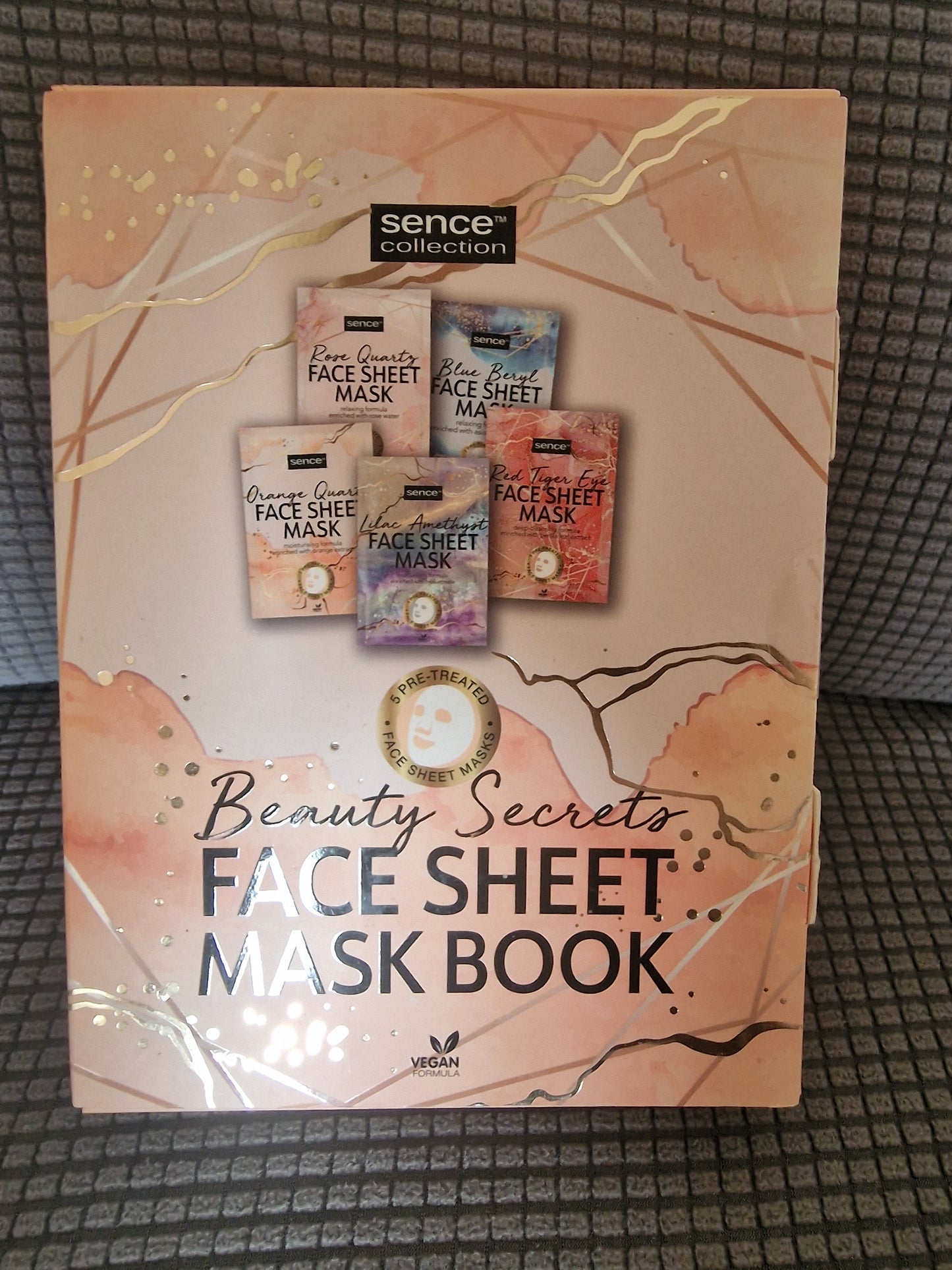 Sence Collection Beauty Secrets Face Mask Book - 5 Piece Vegan Sheet Mask Set