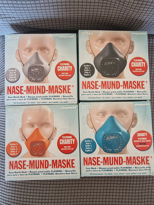 Playmobil Collector's Edition Nose-Mouth Masks - Full Set of 4