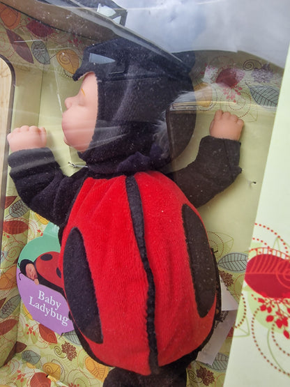 Anne Geddes "Baby Ladybug" Collector Plush Doll - Brand New in Box (9")