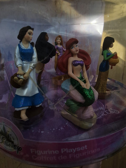 Official Disney Store Princess Figurine Playset - Complete 5-Piece Figure Collection