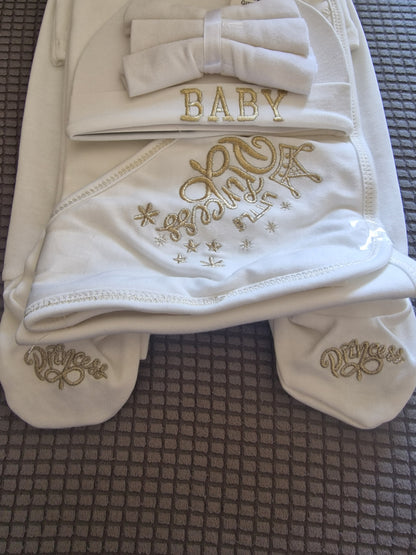 Lil'Soft "New Journey" 10-Piece Baby Girl Gift Set – Newborn (100% Cotton)