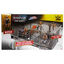 Načíst obrázek do prohlížeče Galerie, WWE Survivor Series TakeOver War Games Playset with Butch Action Figure