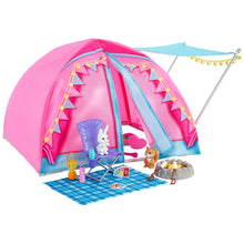 Load image into Gallery viewer, Barbie Let&#39;s Go Camping Tent Playset and 2 Dolls