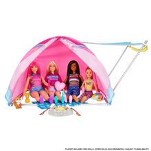 Load image into Gallery viewer, Barbie Let&#39;s Go Camping Tent Playset and 2 Dolls