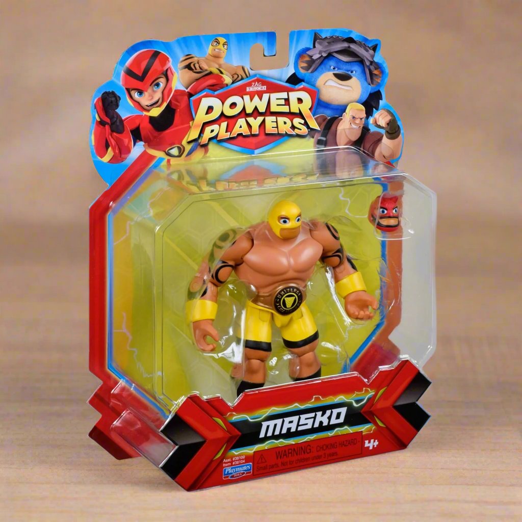 Power Players Axel Sarge Masko Madcap Galileo And Bearbarian Action Figure