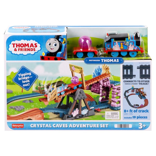 Thomas & Friends Crystal Caves & Trains Mega Motorised Track Playset