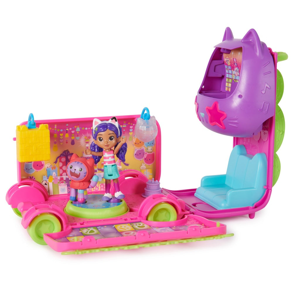 Gabby's Dollhouse Purrfect Party Bus Set