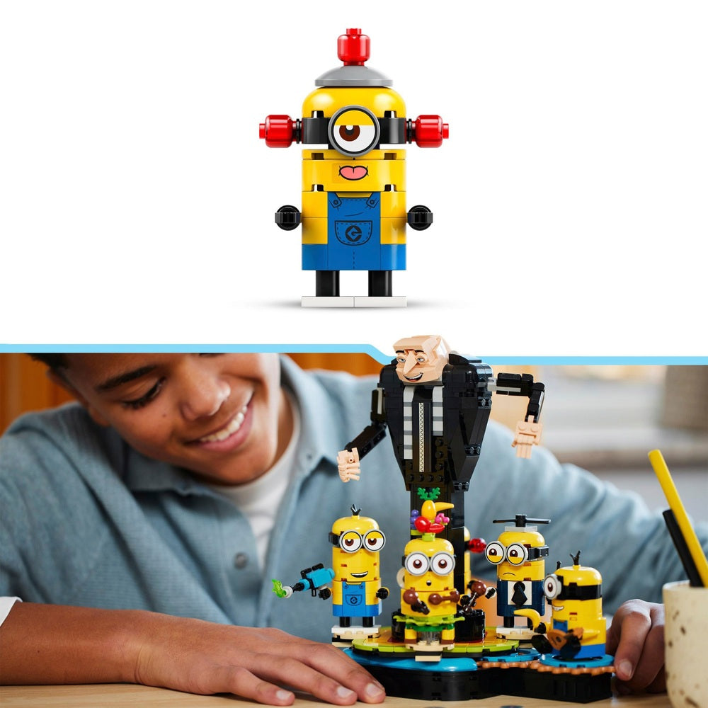 LEGO Despicable Me 75582 Brick-Built Gru and Minions Toy Set