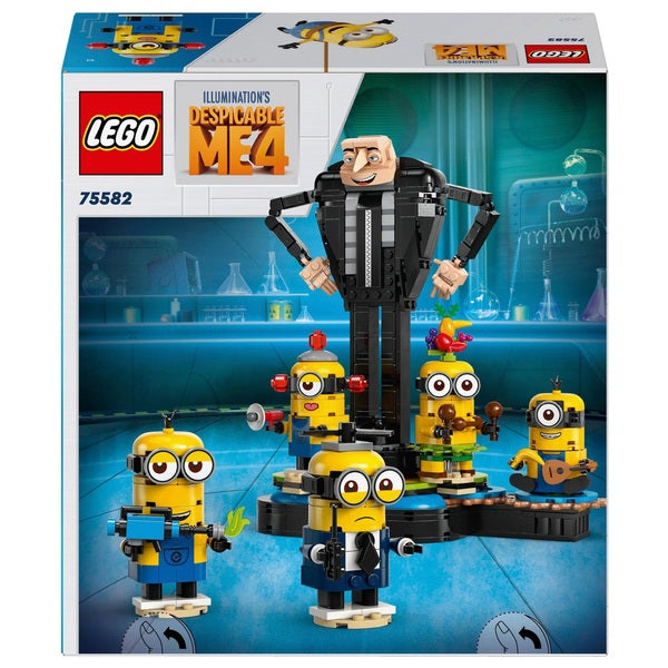 LEGO Despicable Me 75582 Brick-Built Gru and Minions Toy Set