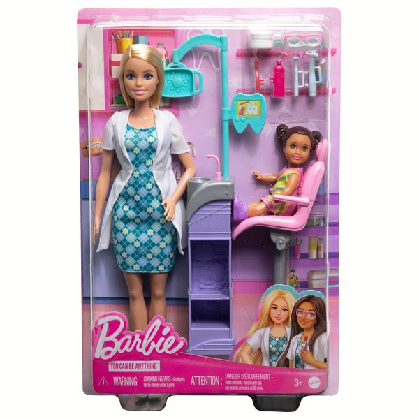 Barbie Collectable Fashion Dentist Doll Playset with Accessories