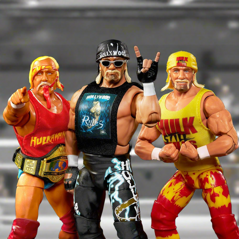 WWE Elite Hulk Hogan 40th Anniversary Action Figure 3 Pack