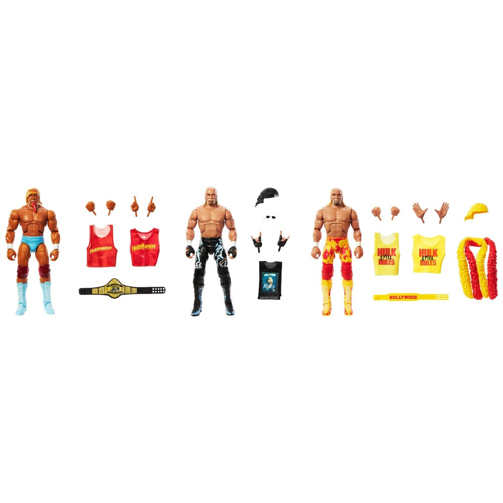 WWE Elite Hulk Hogan 40th Anniversary Action Figure 3 Pack