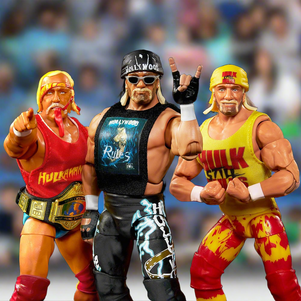 WWE Elite Hulk Hogan 40th Anniversary Action Figure 3 Pack