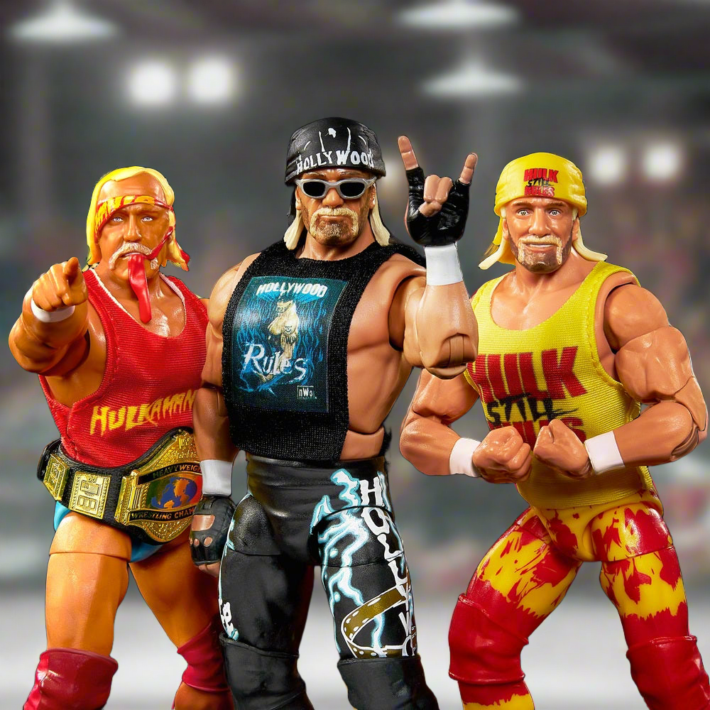 WWE Elite Hulk Hogan 40th Anniversary Action Figure 3 Pack