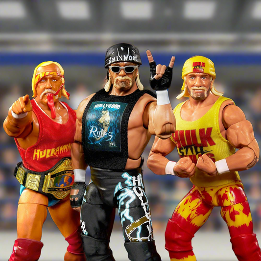 WWE Elite Hulk Hogan 40th Anniversary Action Figure 3 Pack