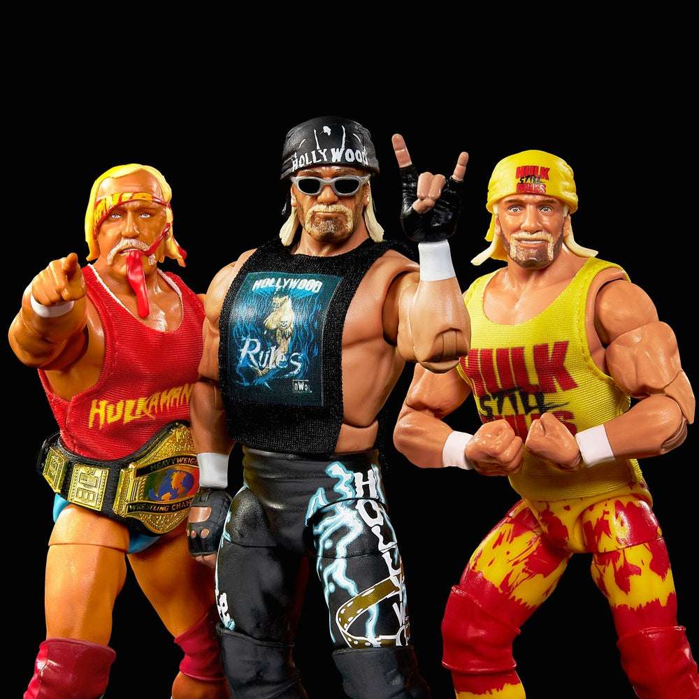 WWE Elite Hulk Hogan 40th Anniversary Action Figure 3 Pack