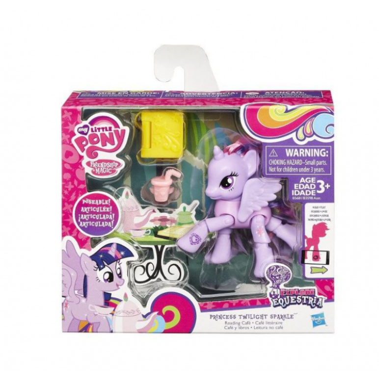 My Little Pony Princess Twilight Sparkle Reading Cafe Poseable Friendship Magic