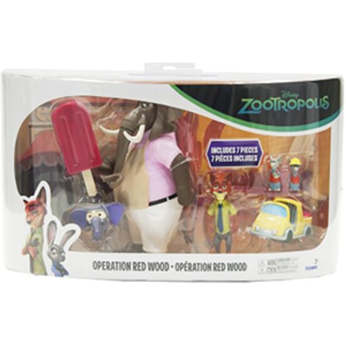 Disney Zootropolis  Operation Red Wood 7 Piece Action Figure Set