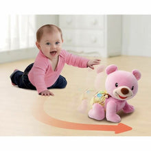 Načíst obrázek do prohlížeče Galerie, Fluffy toy Vtech Baby Bear, 1,2,3 Follow Me Musical Pink
