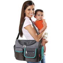 Load image into Gallery viewer, FISHER PRICE DIAPER BAG DAKOTA