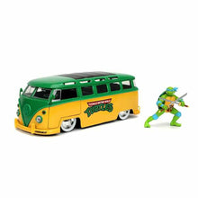 Načíst obrázek do prohlížeče Galerie, Playset Teenage Mutant Ninja Turtles Leonardo &amp; 1962 Van Bus 2 Pieces