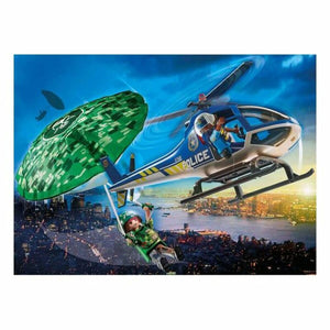 Playset City Action Policejní vrtulník: Parachute Chase Playmobil 70569 (19 ks)