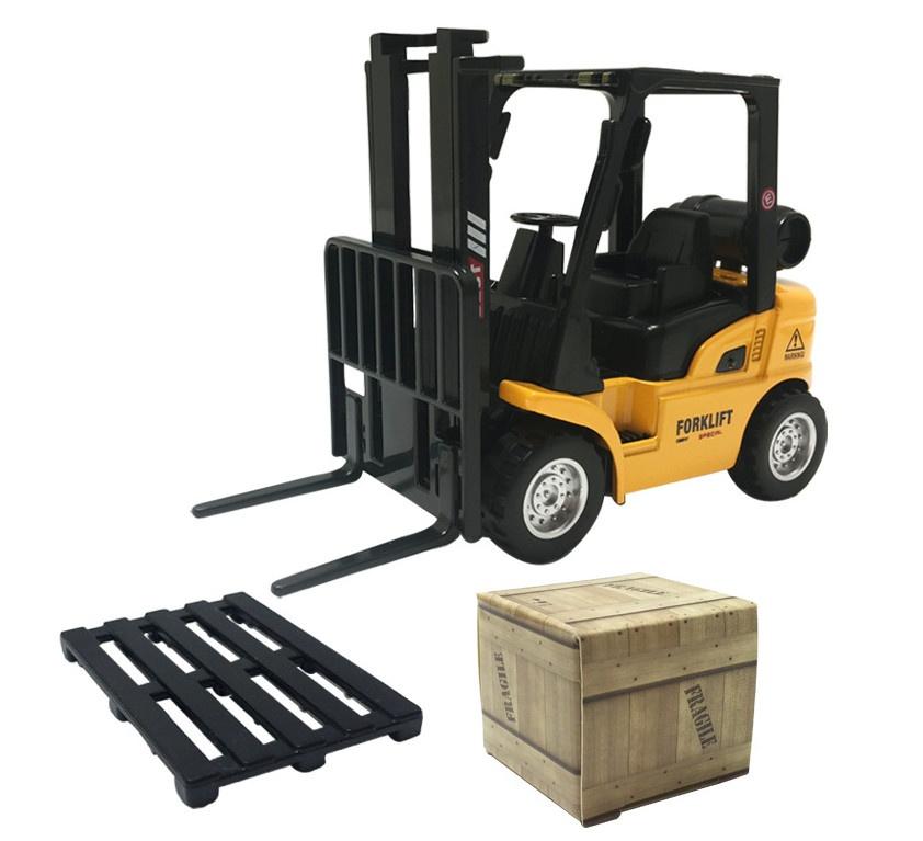 Metal Alloy Forklift Alloy Engineering Pull Toys Die-Cast Toy