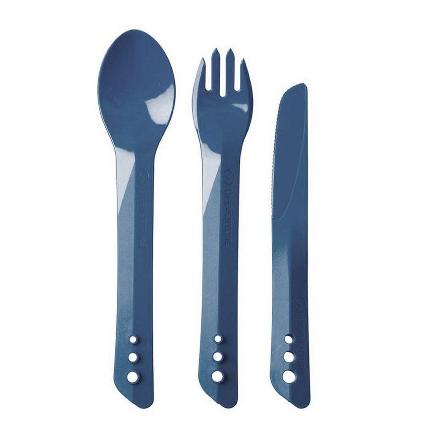 4 Piece Camping Tableware Set - BPA Free Navy