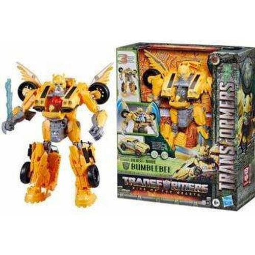 Transformable Super Robot Transformers Beast Mode Bumblebee 28 cm Lights Sound Accessories