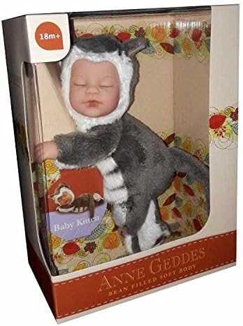 ANNE GEDDES Baby Kitten Doll-23 cm