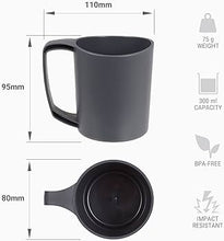 Načíst obrázek do prohlížeče Galerie, Plastic Mug For Camping, Travel &amp; Outdoor - Graphite