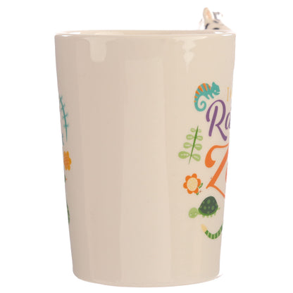 Zebra Shaped Handle Mug Ceramic Height 12cm Width 13.5cm Depth 8.5cm