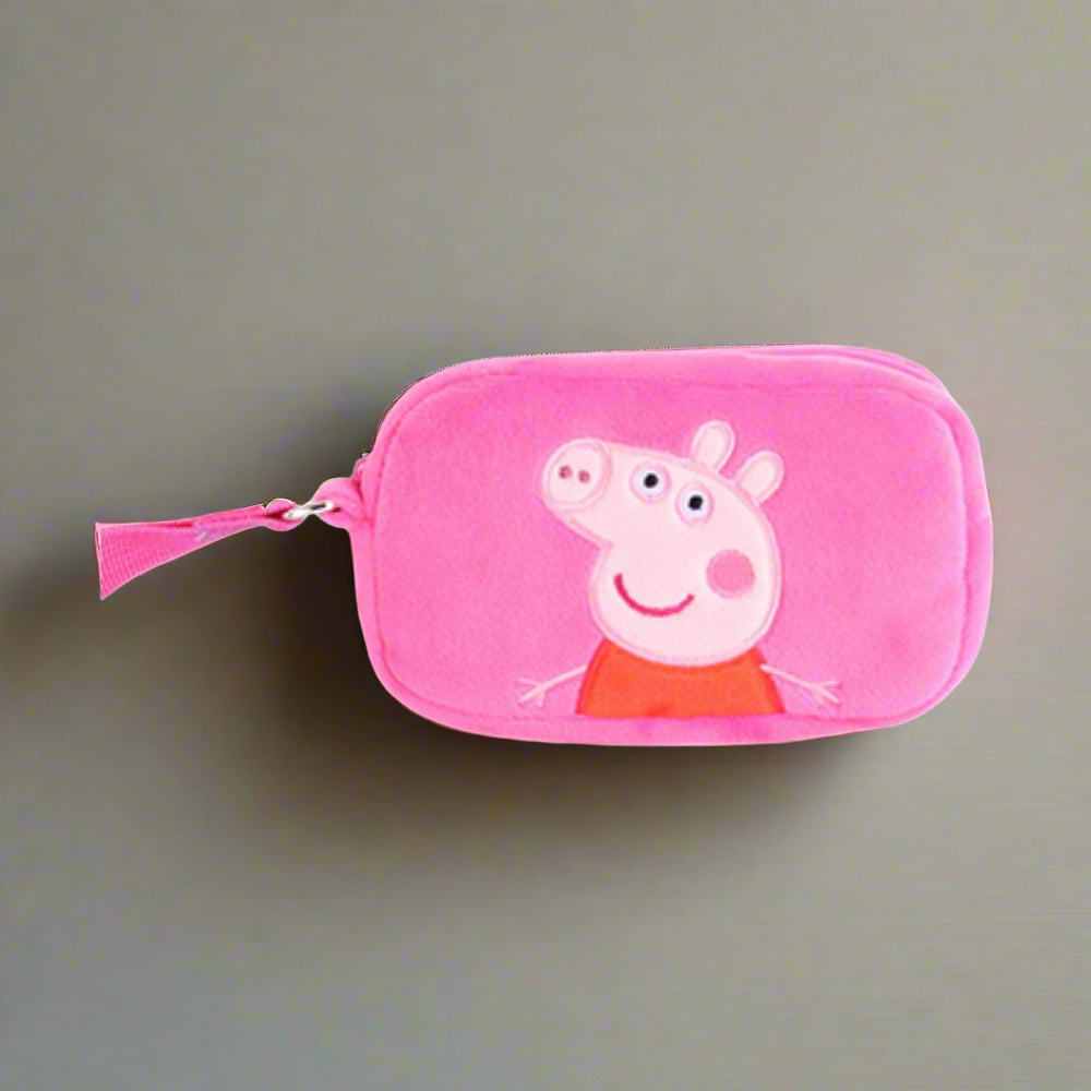 Soft Plush Toy Wallet Pouch for Kids- Peppa Pig