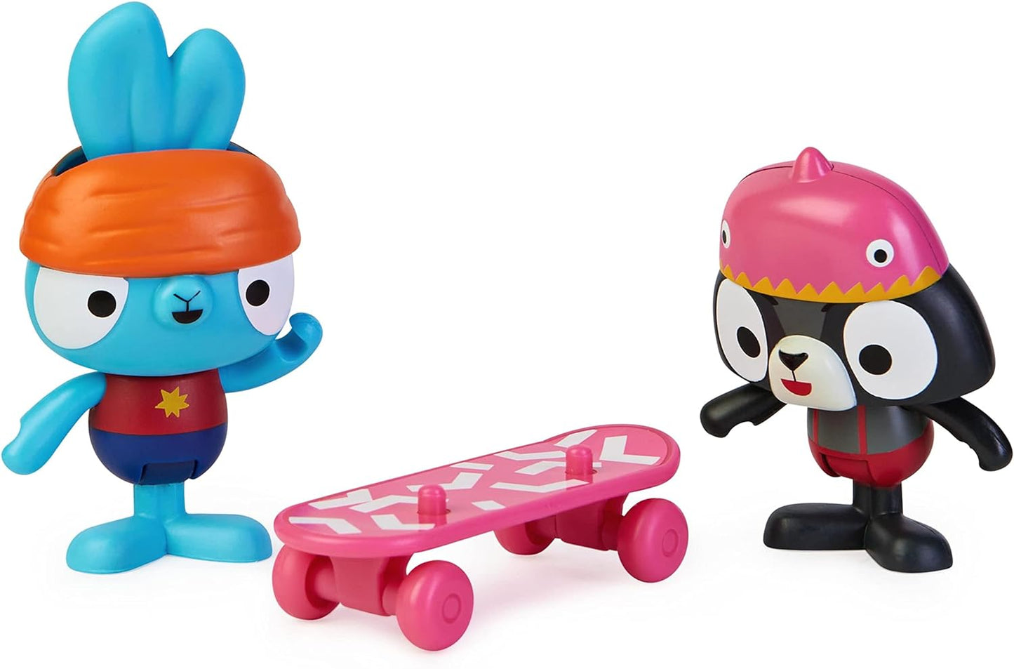 Brave Bunnies 2 Figures With Skateboard Pack Action Figure