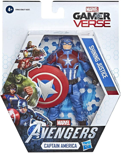 Marvel Avengers Gamerverse 6-inch Captain America Action Figure Shining Justice