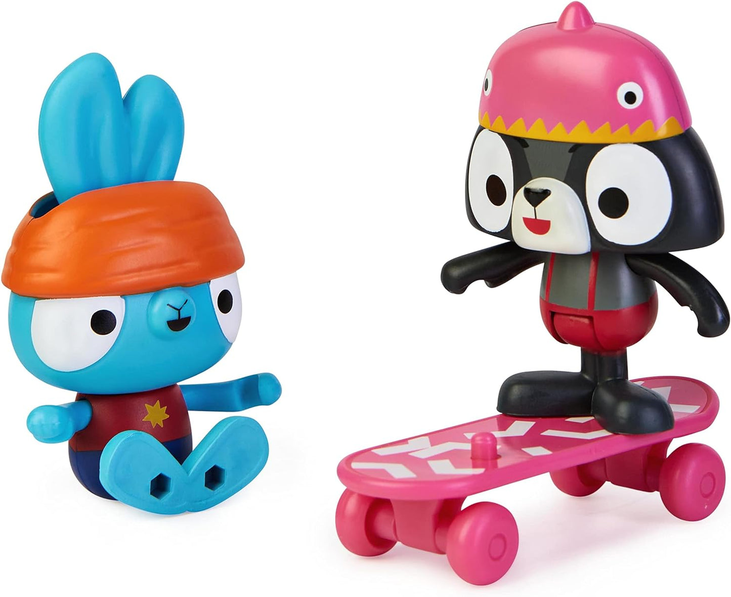 Brave Bunnies 2 Figures With Skateboard Pack Action Figure