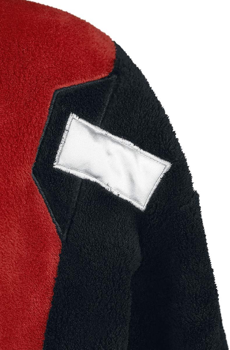 Deadpool  Marvel Fleece Adult Dressing Gown Bathrobe Red One Size