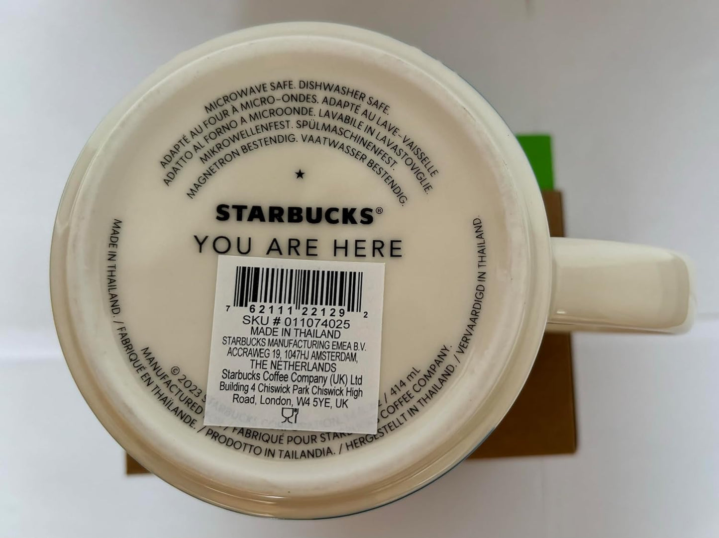 Starbucks Dublin mug, You are Here Series