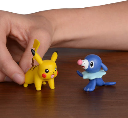 Pokemon Battle Action Figures Pikachu and Popplio